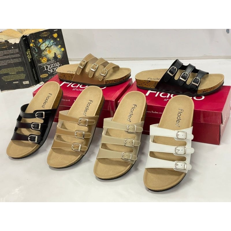 Sandal slop model Terbaru Fladeo B3 model belt aktif
