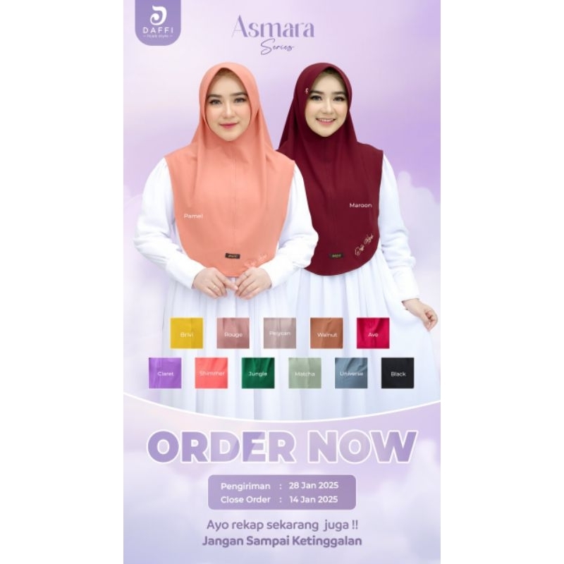 hijab daffi series asmara