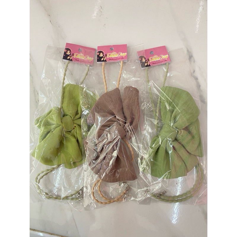 STRAP MASKER TALI KARET MOTIF PITA BESAR