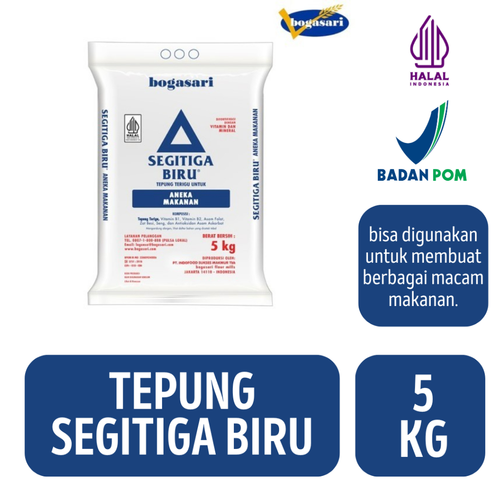 

Tepung Segitiga Biru [5 KG]
