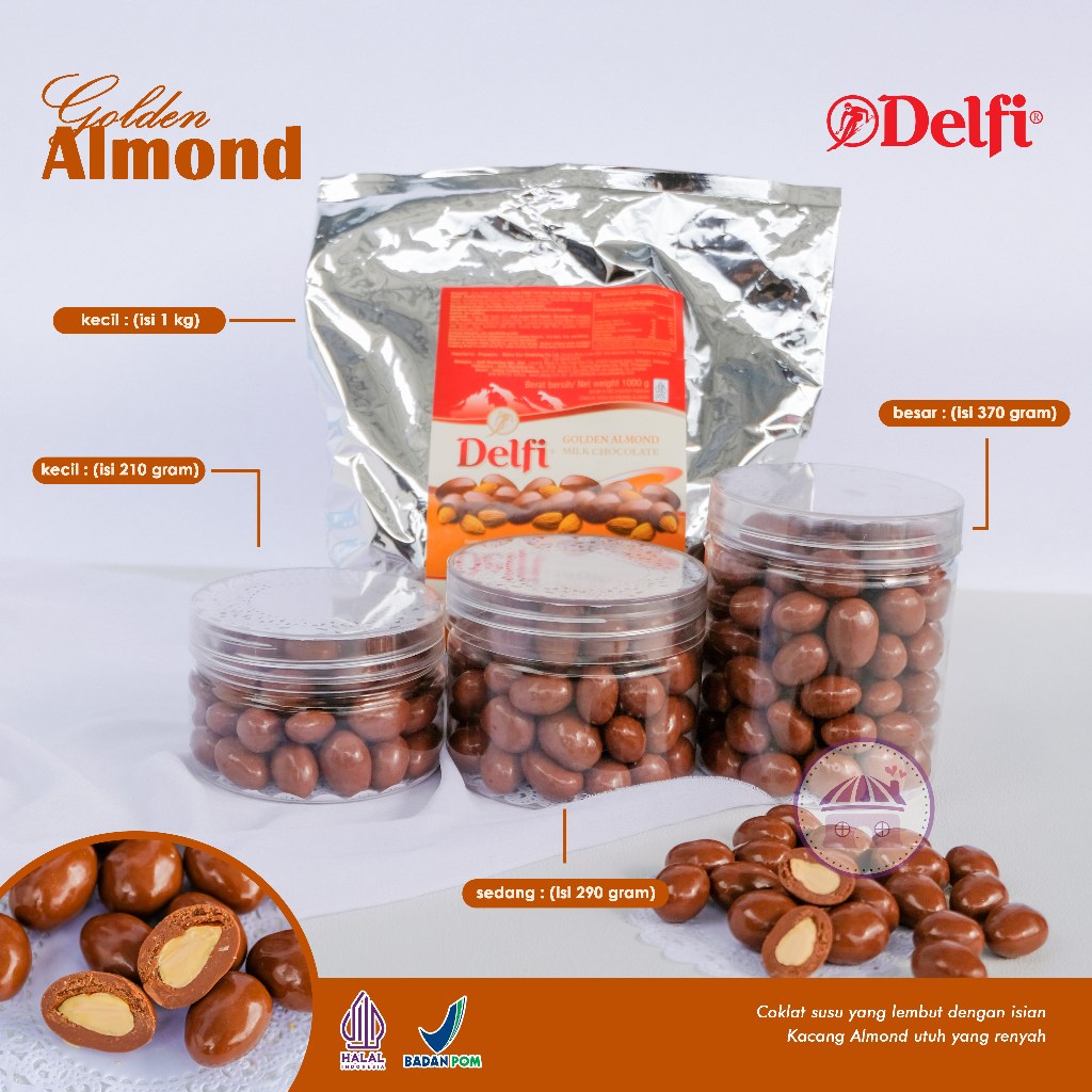 

Delfi Golden Almond Hampers Coklat Premium Lebaran