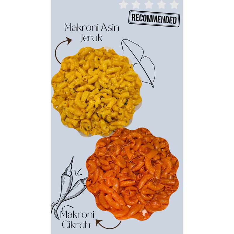 

Makaroni Cikruh Pedas & Original, Makroni Asin, Snack Renyah, Snack enak