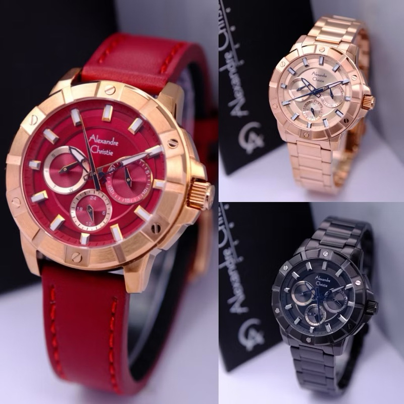 Jam Tangan Couple Pria Wanita Alexandre Christie Ac6609 Ac 6609