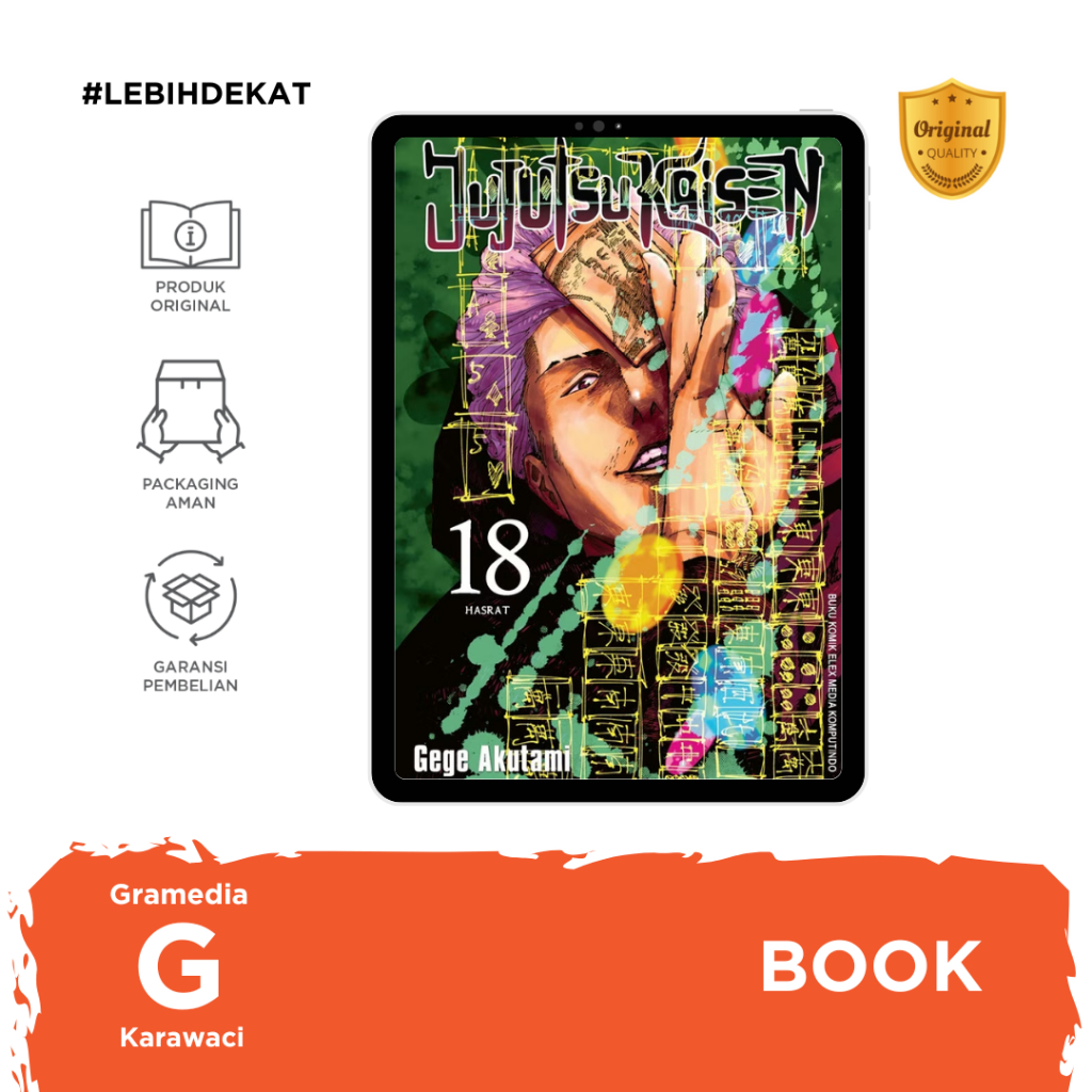 Gramedia Karawaci - Jujutsu Kaisen 18