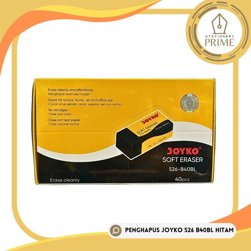 

Penghapus Joyko Hitam Kecil 526-B40BL ( 40 pcs )