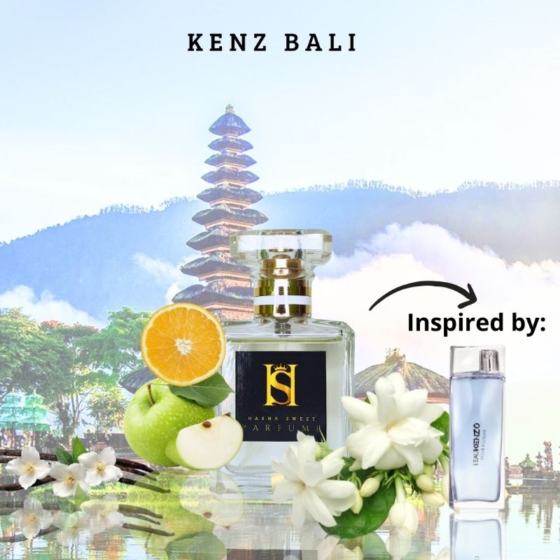 Parfume pria wangi tahan lama Eau De Parfum Premium inspired by Kenzo Balii Hasna Parfum Aroma Best 