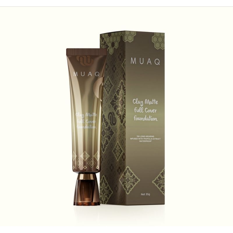 MUAQ Clay Matte Full Cover Foundation