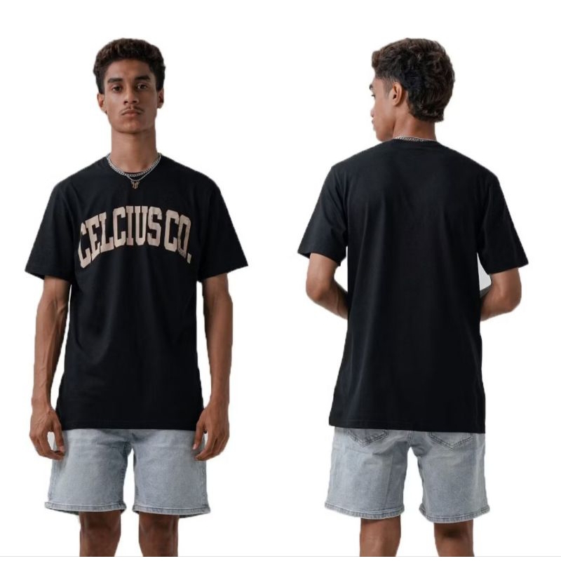 CELCIUS T-Shirt - Kaos Celcius.co LIN 00247 Print Hitam