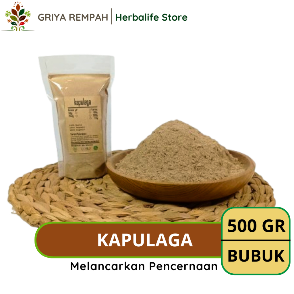 

KAPULAGA BUBUK 500 GRAM Kapulogo Rempah Herbal Simplisia Alami Premium untuk Ramuan Kering Jamu Tradisional & Kesehatan Bumbu Dapur Masak Elettaria cardamomum