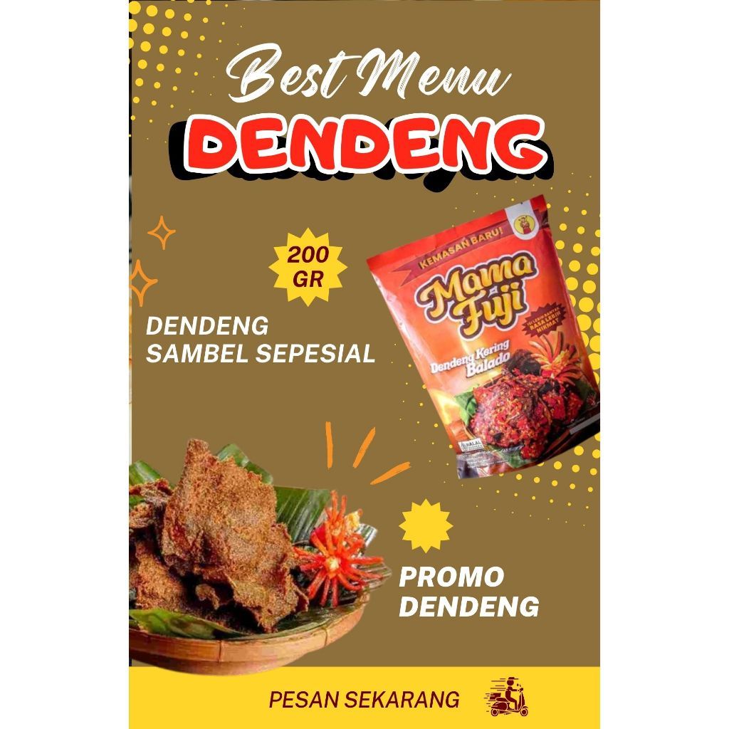 

DENDENG MAMA FUJI KEMASAN 200g PALING LARISS!!