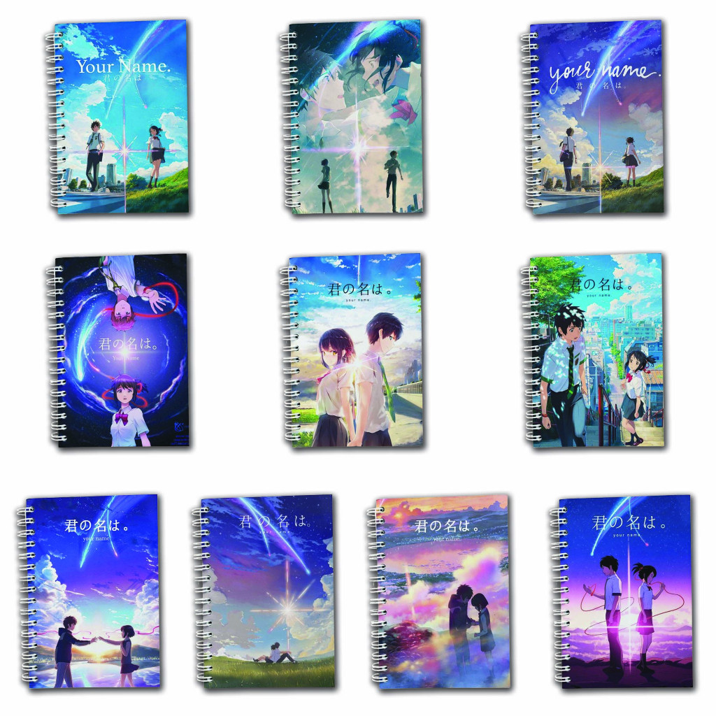 

Note Book Spiral Large (10 cm X 14 cm) Edisi Kimi No Nawa #1 / Notebook A6 Custom / Seminar Kit Surabaya