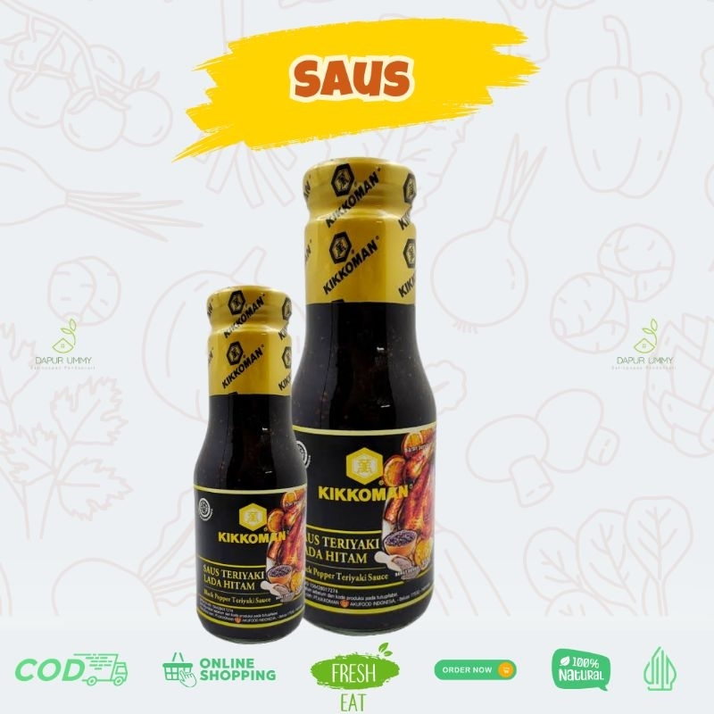 

KIKKOMAN | Saus Teriyaki Lada Hitam 300g