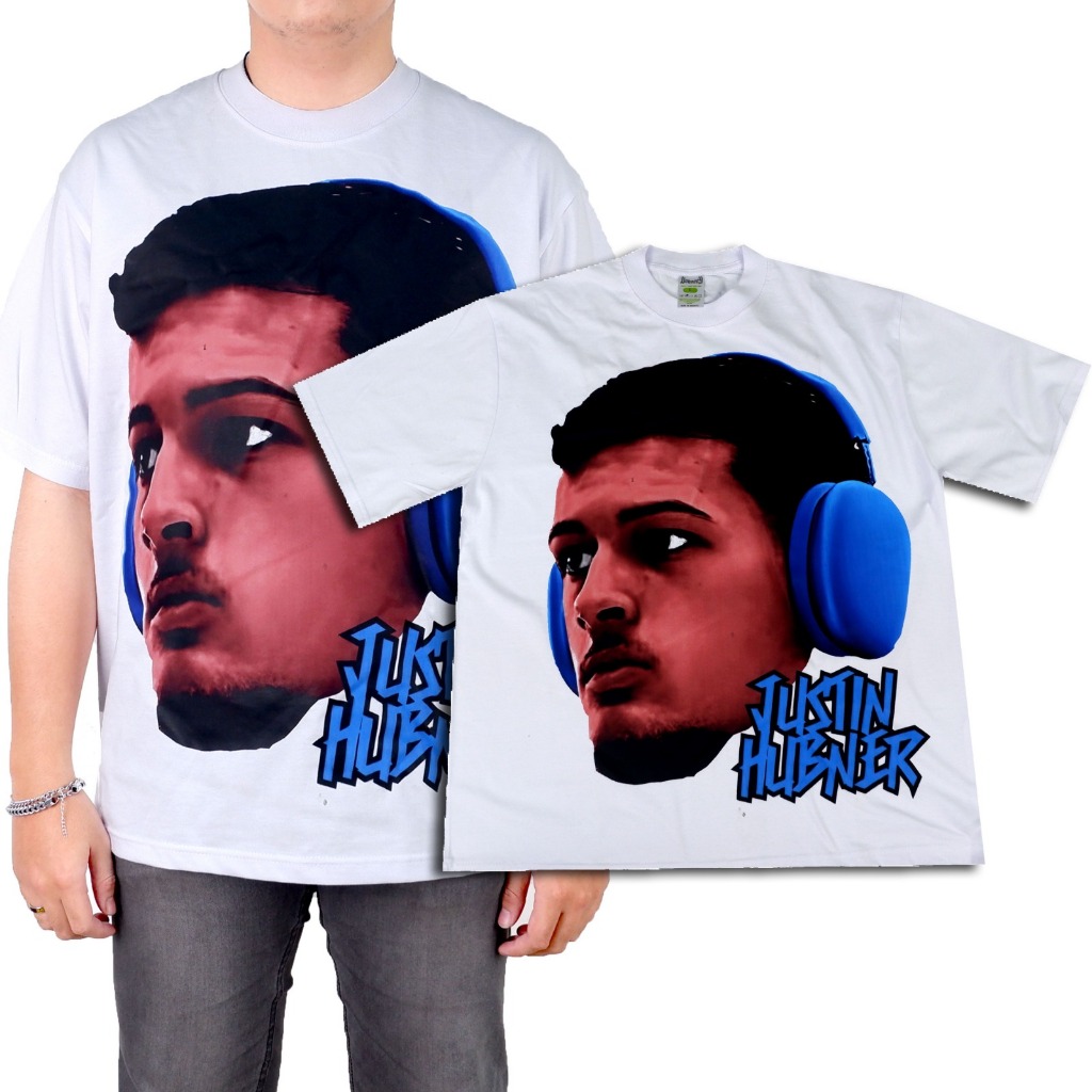 VONSEEY JUSTIN HUBNER SPORT FOOTBALL KAOS OVERSIZE PUTIH