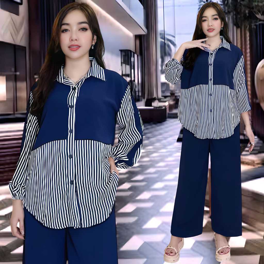 Secelan Ceewek Dewasa Pesta Kekinian Wanset Tunik Fashion Kondangan 2025 Wanset Perempuan Satu Stell