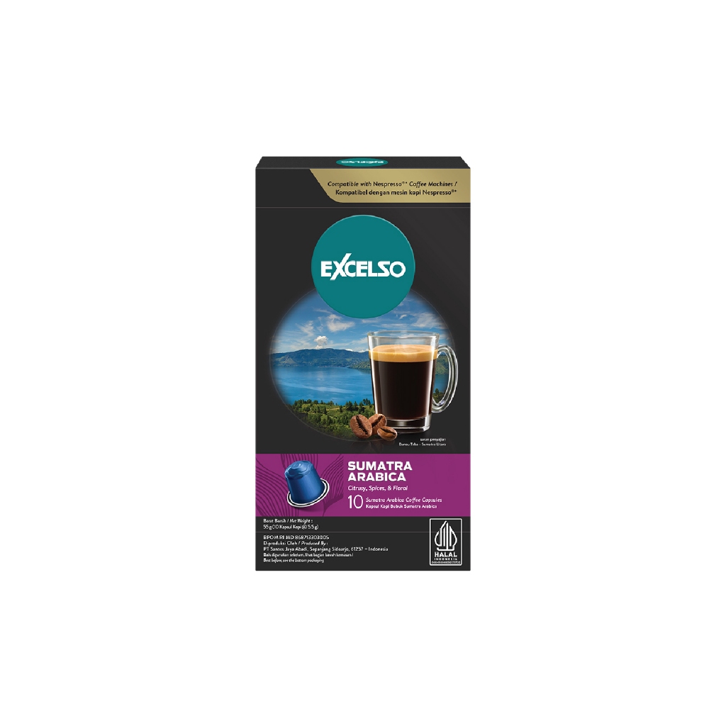 

Excelso Kopi Kapsul Sumatra Arabica - Nespresso Compatible Coffee