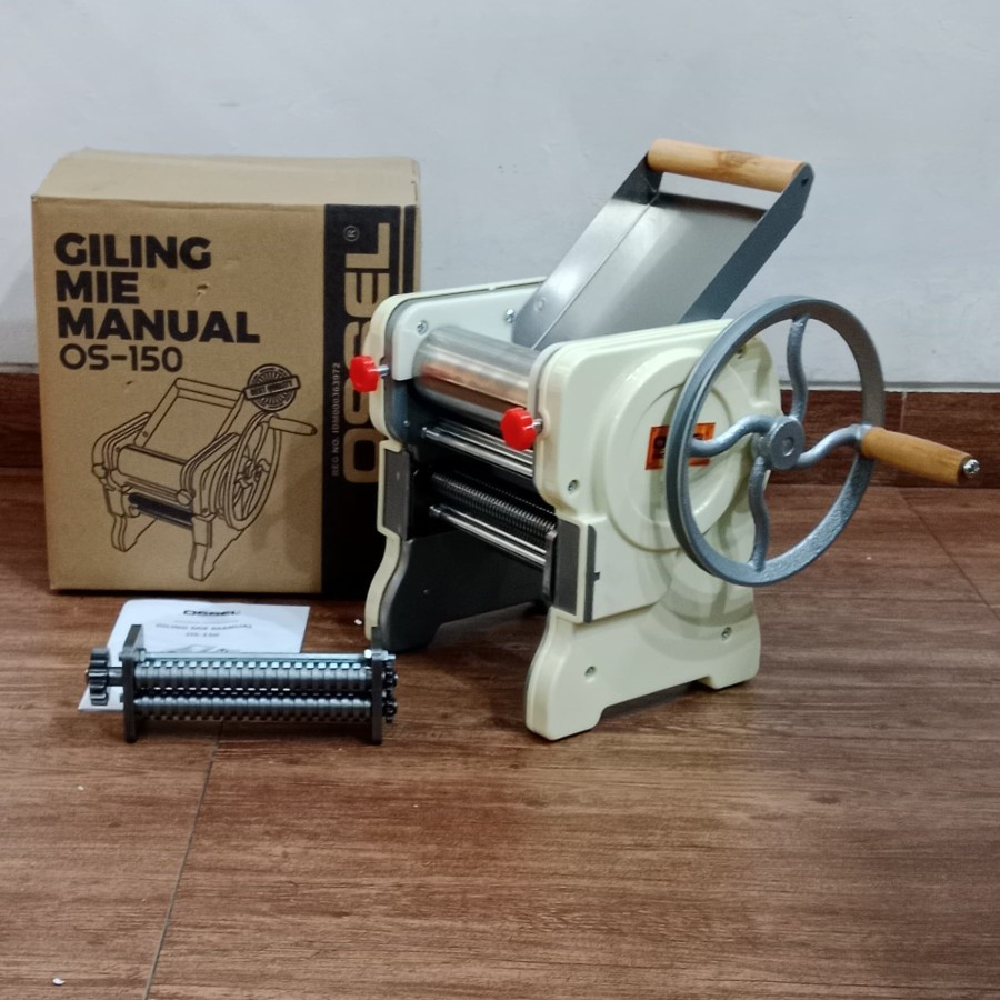 OSSEL Giling Mie Manual Gilingan Mie Manual Alat  Mie Laker Bearing Roller Stainless Steel OS-150