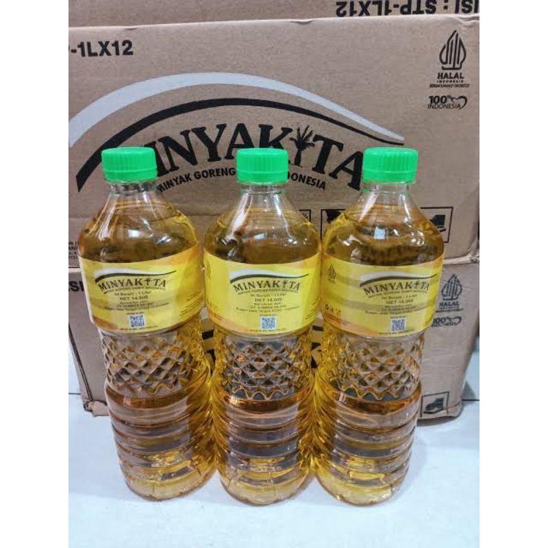 

MINYAK KITA KEMASAN BOTOL 1LITER ISI 12PCS