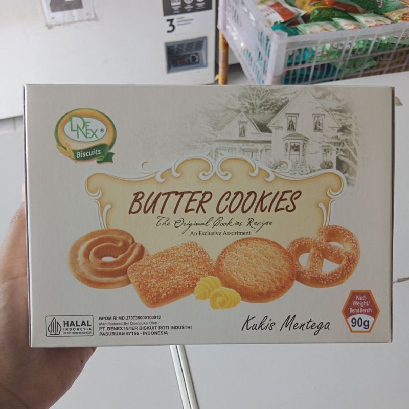 

Denex butter cookies 90gr