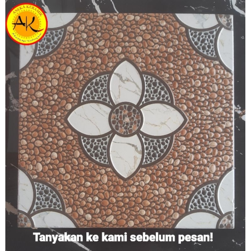keramik Lantai  kasar timbul  untuk garasi dan teras coralito beige 40x40