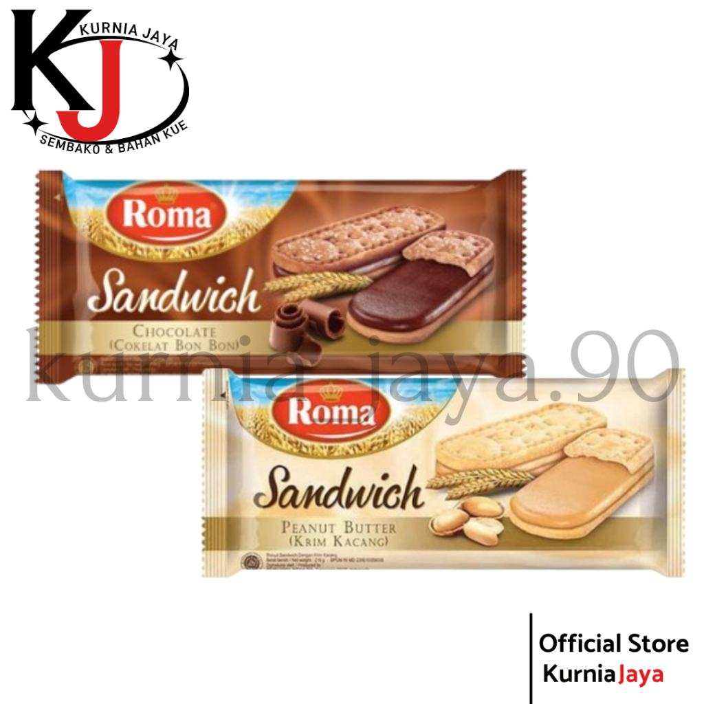 

[ ROMA ] Biskuit Sandwich 206gr