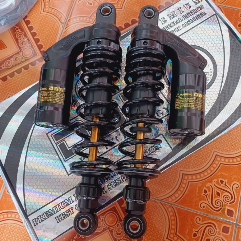 shock DBS von series ukuran 320mm shok tabung DBS hitam asgold CB GL MP TIGER nmax dll
