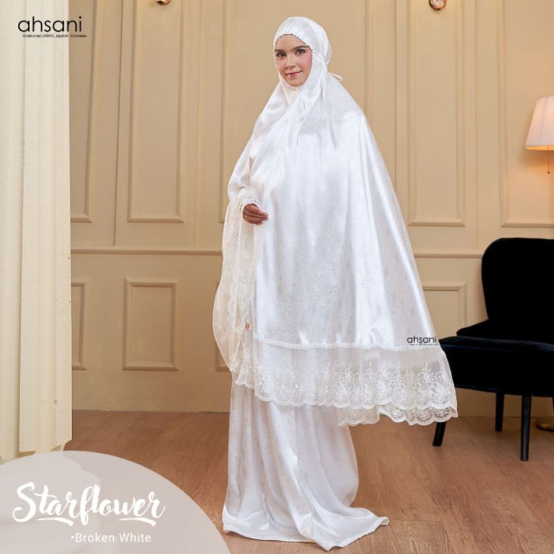 Mukena Starflower Armani Jaguar ORI By Ahsani