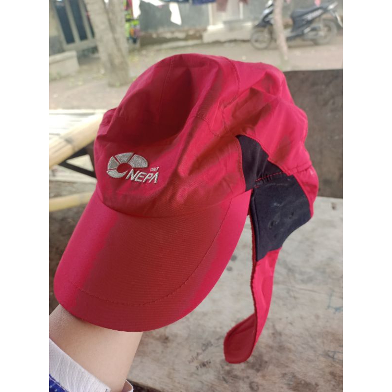 TOPI NEPA MERAH OUTDOOR