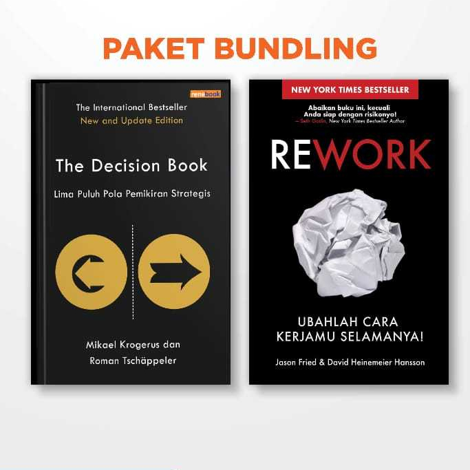 Paket Bundling Buku Rework & The Decision Book - Renebook