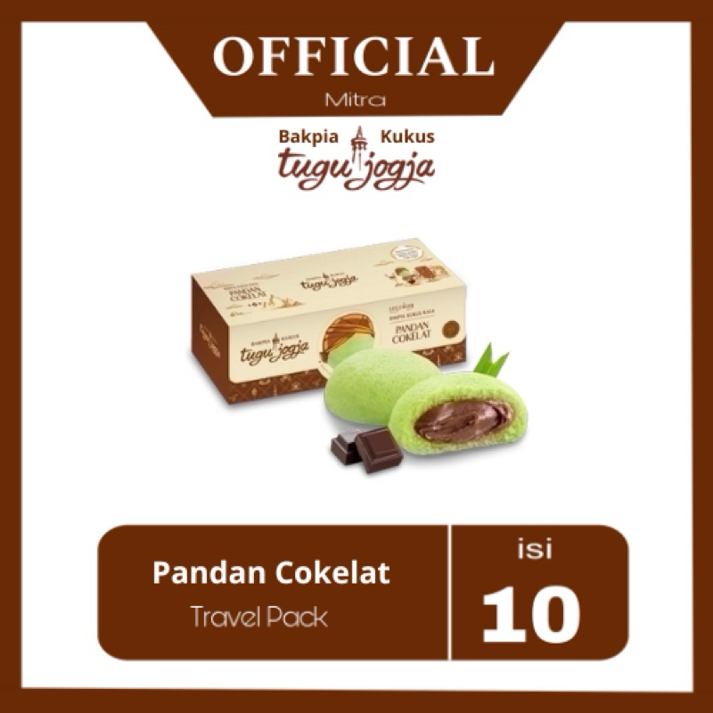 

Bakpia Kukus Tugu Jogja Pandan Cokelat-Travel Pack