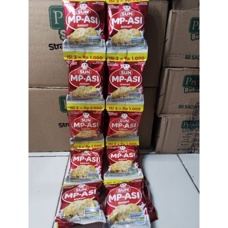 SUN MP-ASI Biskuit 18Gram (PER 10 SACHET)
