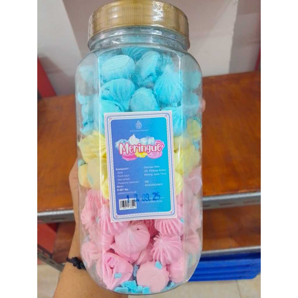 

Meringue cookies kemasan 100 gr