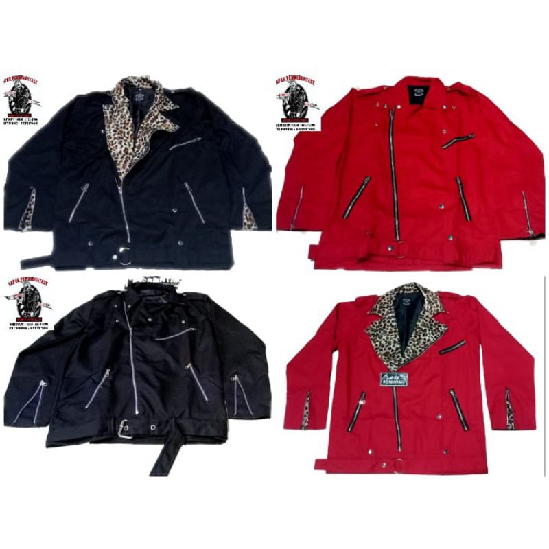 JAKET PUNK/PUNK STREET STYLE/JAKET RAMONES/WERPACK DAUBLE KRAH/KRAH MACAN/KRAH POLOS