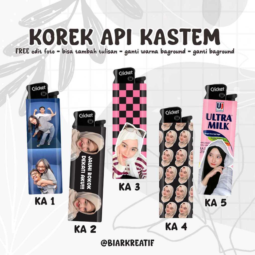Korek api custom / korek api cricet / korek api kastem / korek kastem ultramilk viral / korek api be