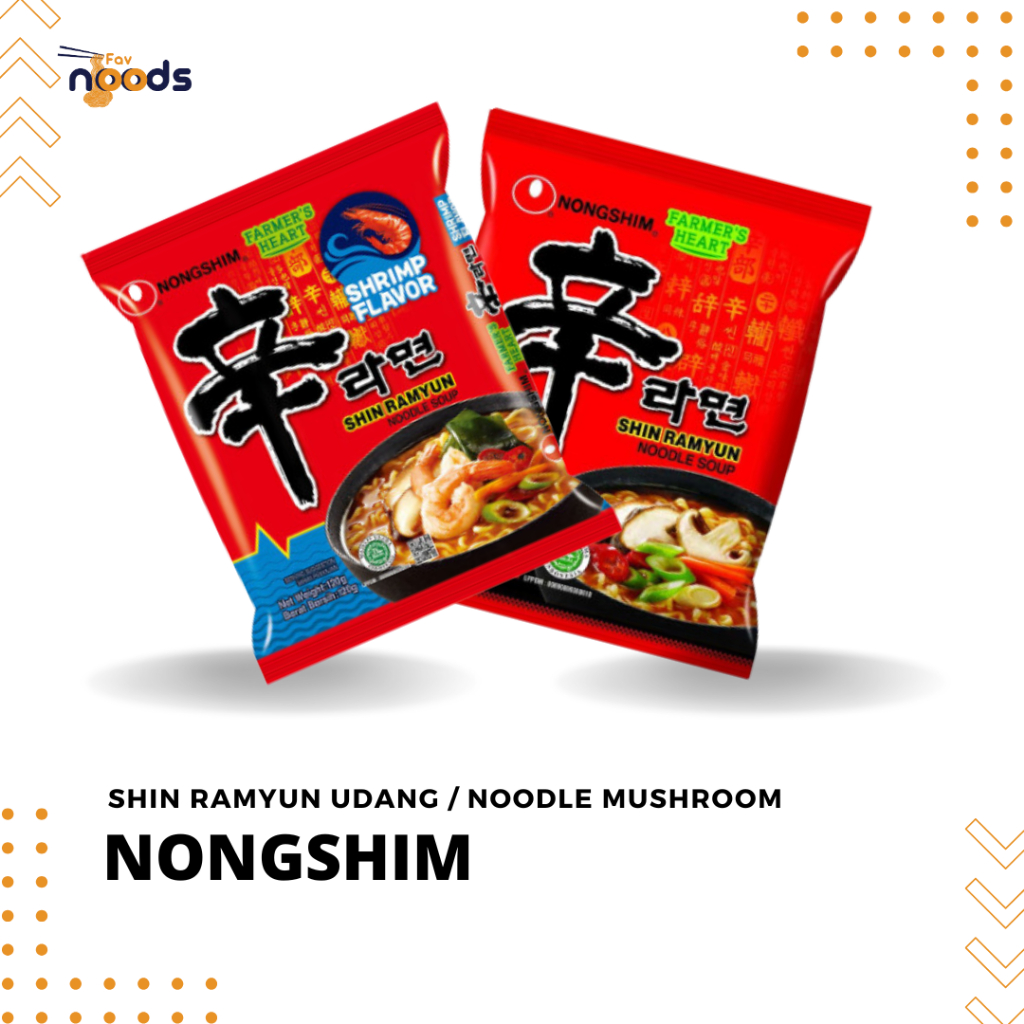 

Nongshim Ramyun Korea 120 g - Pilihan Rasa Udang dan Mushroom