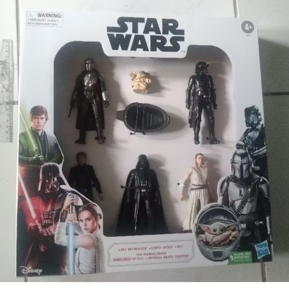 SET 6 PCS FIGURE BOX SET HASBRO STARWARS EMPIRE BUILD OUT 15 cm