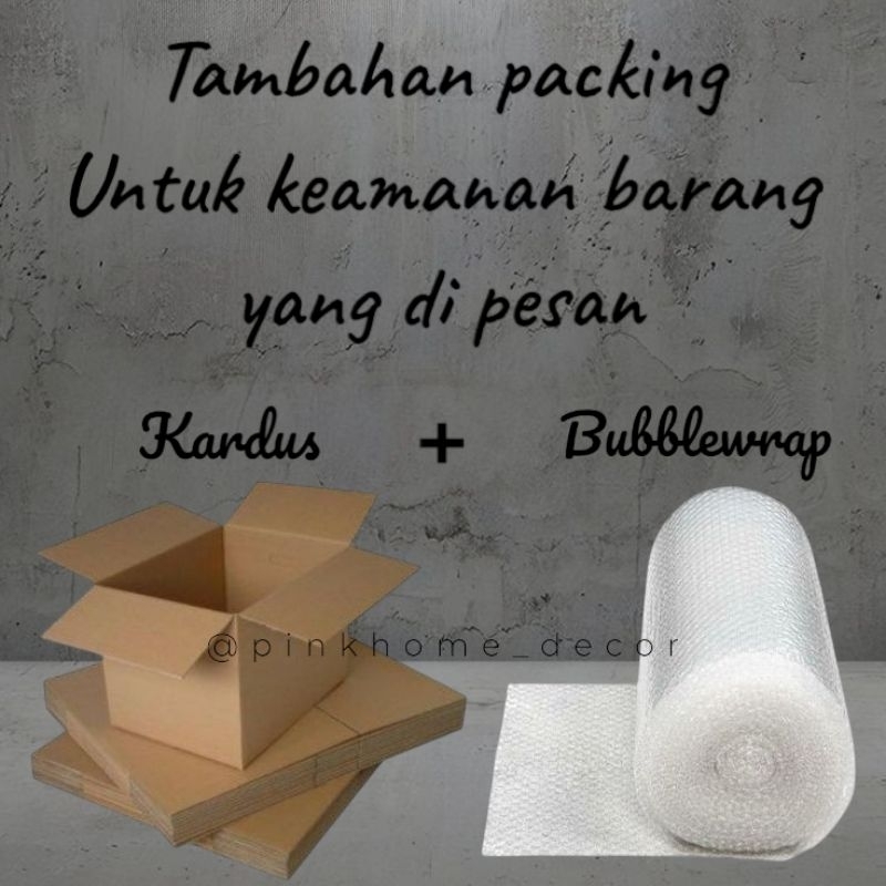 

Dus + Bubble wrap untuk packing buket/barang yg mudah rusak