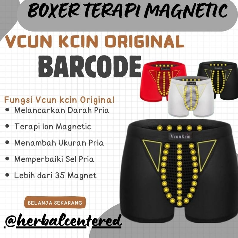 VCUN KCIN INDONESIA Celana Dalam Boxer Terapi Magnetic Pria Terapi Kesuburan Lelaki dengan Teknologi