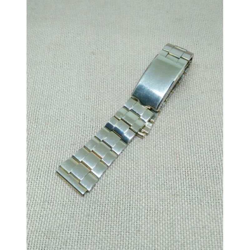 Rantai jam tangan antik vintage bracelet 18mm stainless gold part arloji antik