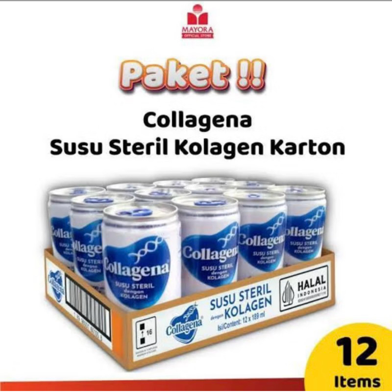 

SUSU STERIL KOLAGEN, KOLAGENA, 1 DUS ISI 12 189ml
