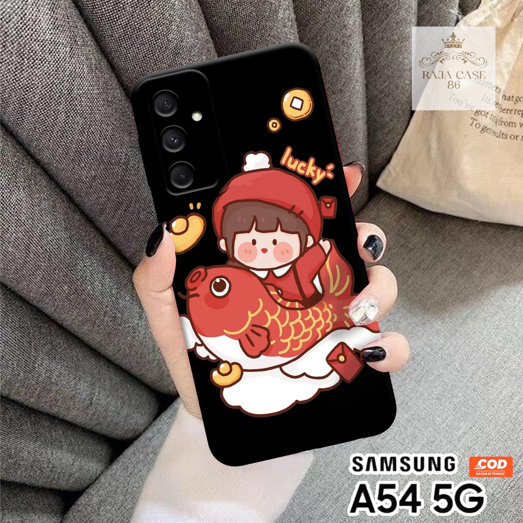 Softcase Samsung A54 5G - Rajacase - Case Samsung A54 5G - Motif Case Lucu - Case Samsung A54 5G - P