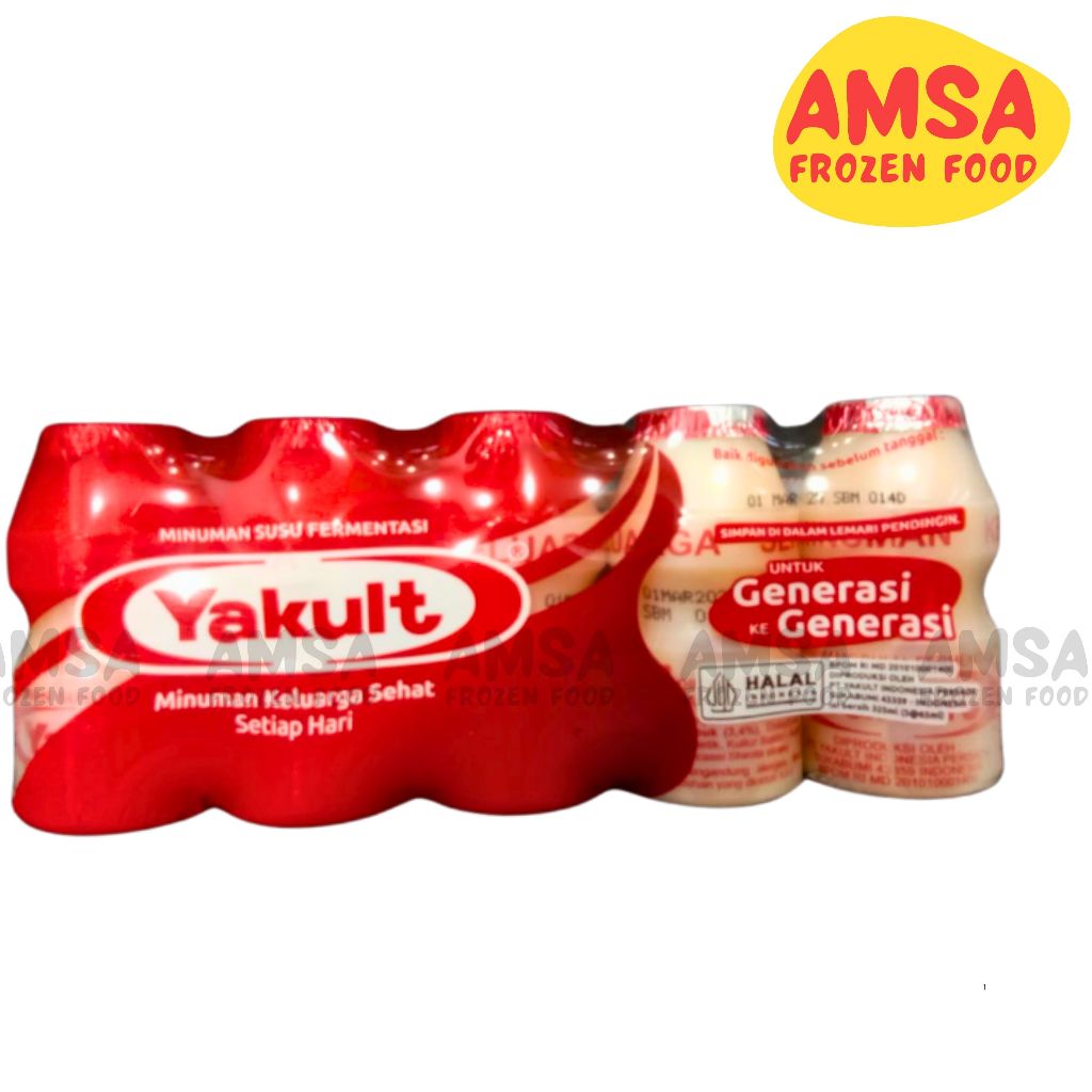 

Yakult Original isi 5 / Susu Yogurt Segar