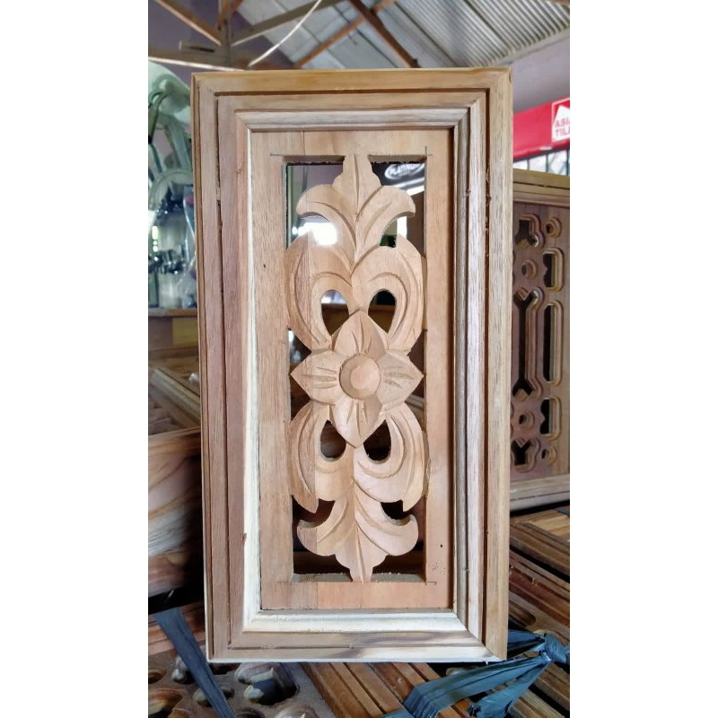 LOSTER KAYU JATI ROSTER FENTILASI