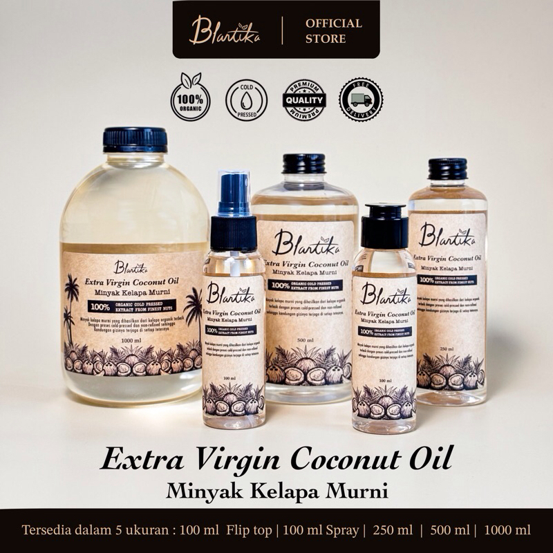 Blantika - EVCO Extra Virgin Coconut Oil / Minyak Kelapa Murni VCO 100%