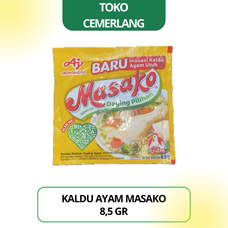 

Masako Ayam 8,5 gr