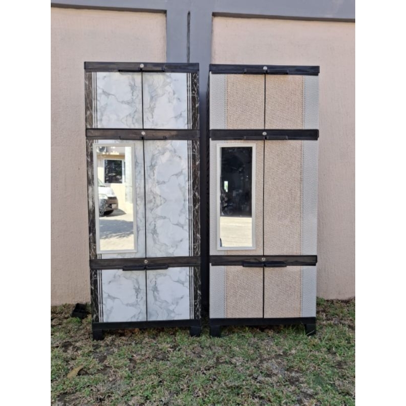 Lemari Pakaian full rak /lemari Gantungan Jumbo/Lemari aqouse gantung stiker mix