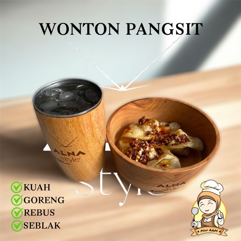 

Pangsit Wonton JUMBO Ayam | chili oil | Kuah | Goreng | seblak | Kukus