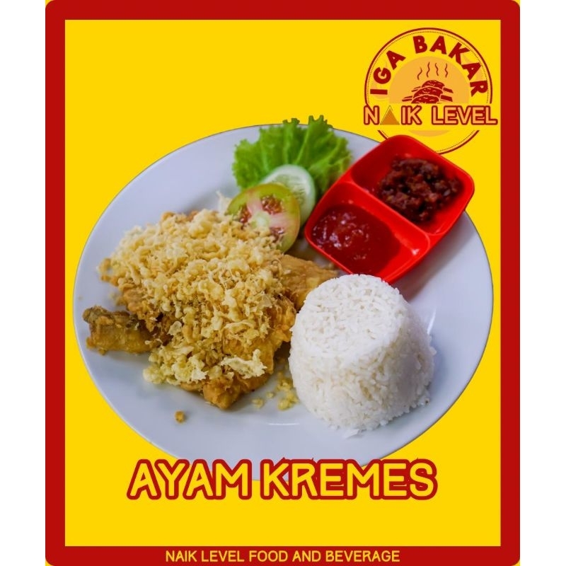 

ayam Kremes isi 3 atau 5
