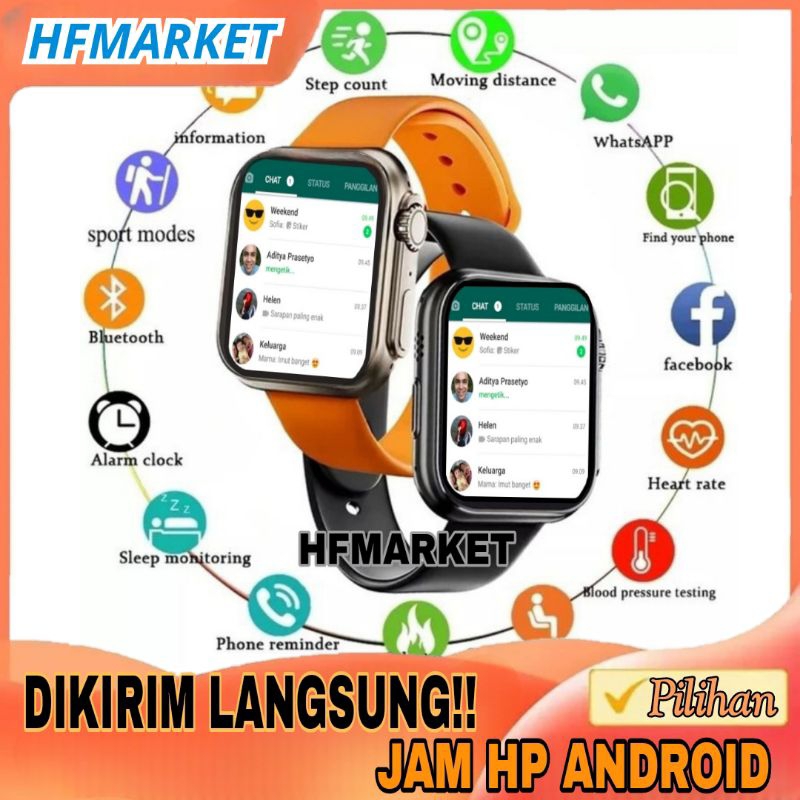 JAM HP ANAK ANTI AIR WATERPROOF IP 68 JAM ANAK JAM PINTAR JAM ANDROID JAM HP