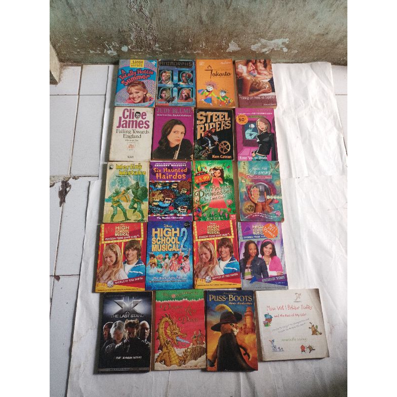 NOVEL HOW WILL , A TOTALLY HOTTIE, ANIMORPHS, MISS JINJING, NOTHING CAN, FALLING TOWARDS , JUDY BLUM