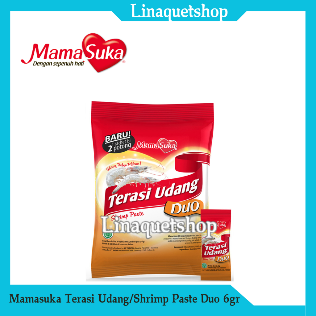 

MAMASUKA Terasi Udang/Shrimp Paste Duo 6gr